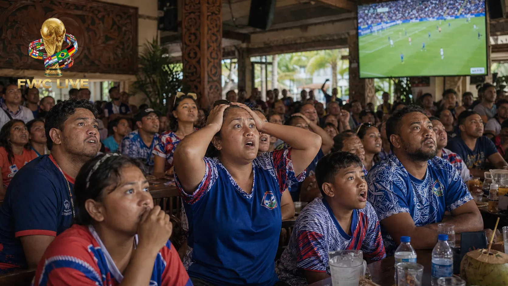 American Samoa football fans watching FIFA World Cup 2026 coverage in Pago Pago