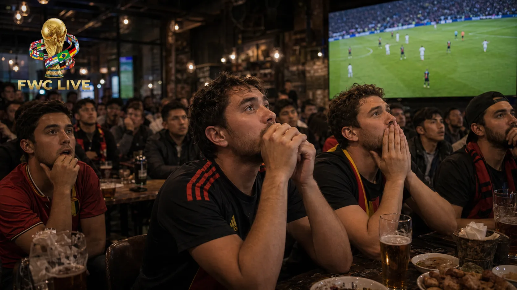 Belgium football fans watching FIFA World Cup 2026 coverage in Brussels