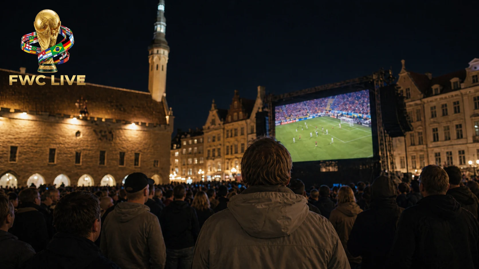 Estonia football fans watching FIFA World Cup 2026 coverage in Tallinn