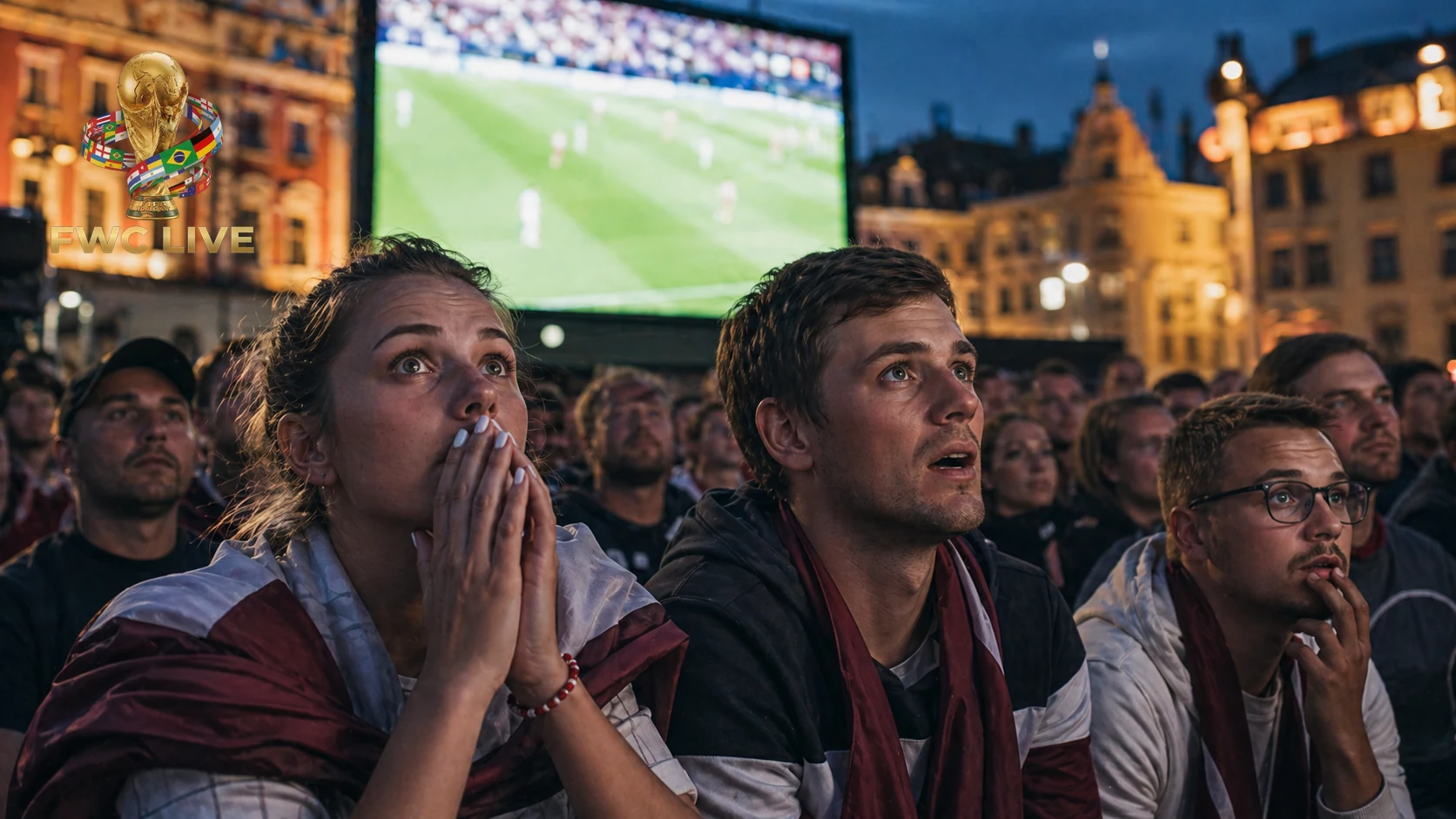 Latvia football fans watching FIFA World Cup 2026 coverage in Riga