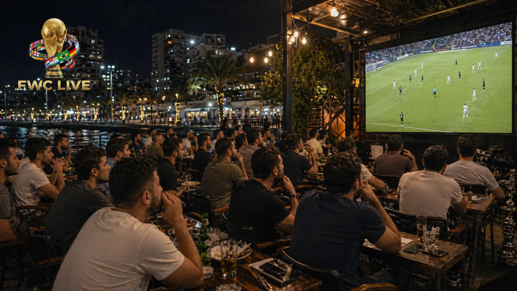 Lebanon football fans watching FIFA World Cup 2026 coverage in Beirut