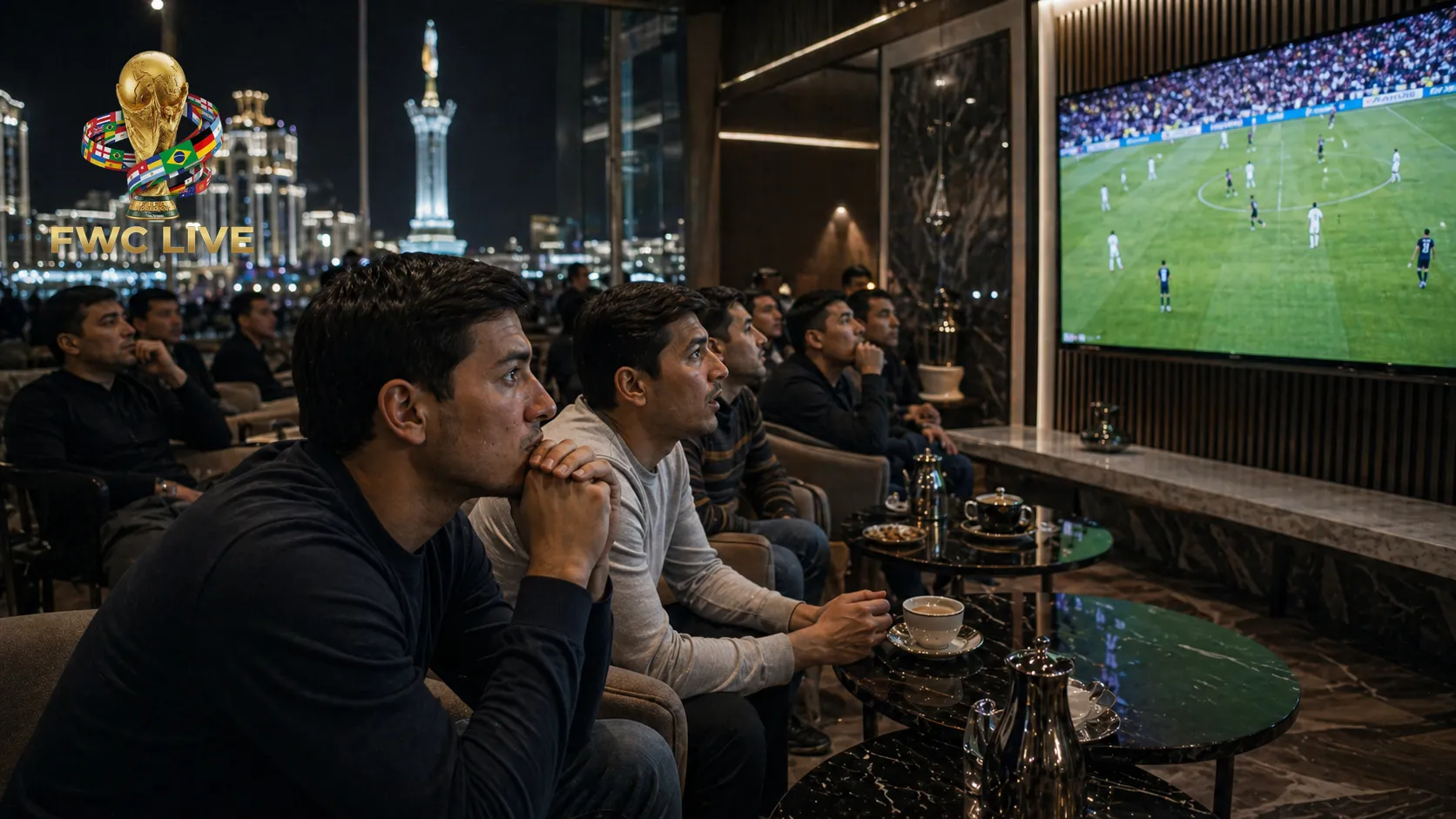 Turkmenistan football fans watching FIFA World Cup 2026 coverage in Ashgabat