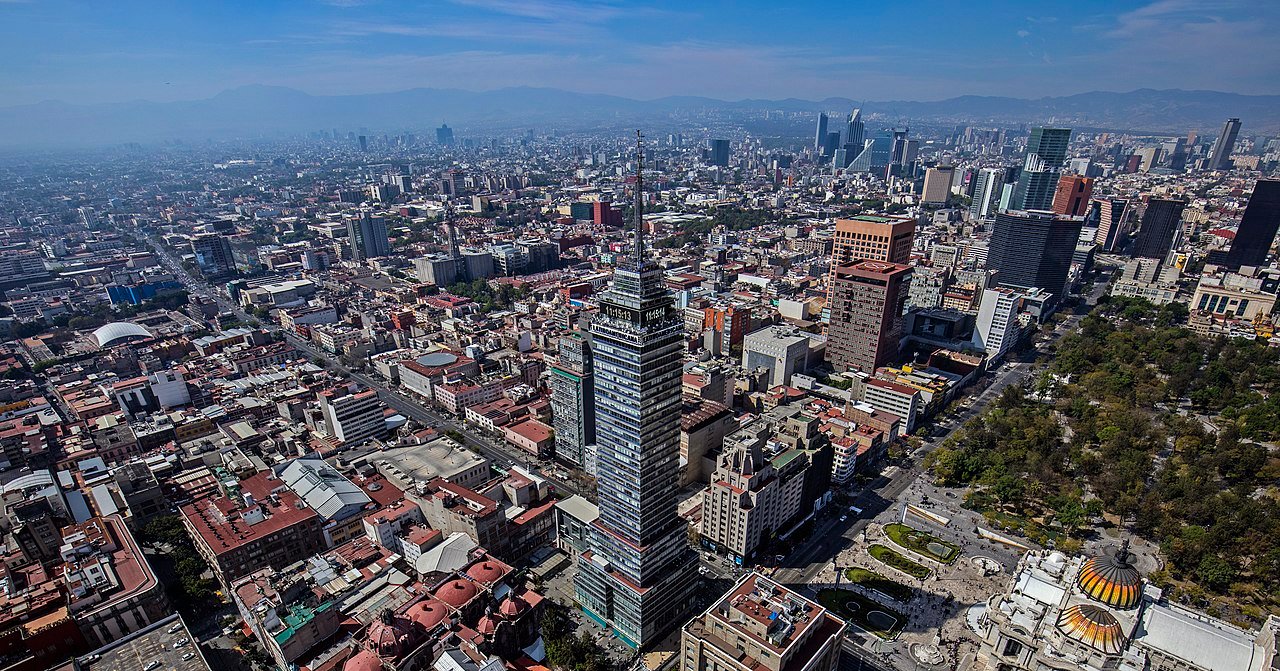 Mexico City host city skyline