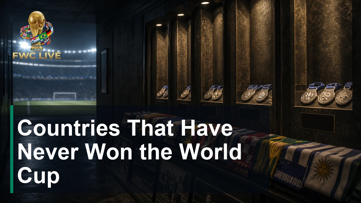 Countries That Have Never Won the World Cup