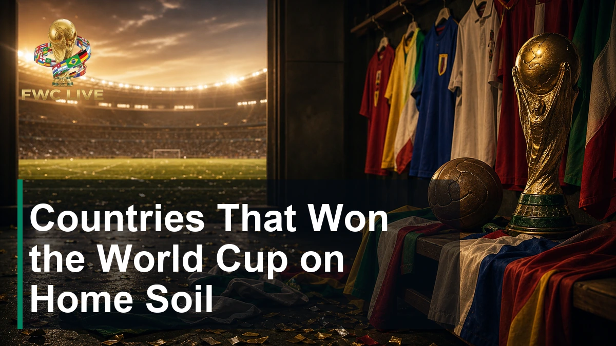 Countries That Won the World Cup on Home Soil