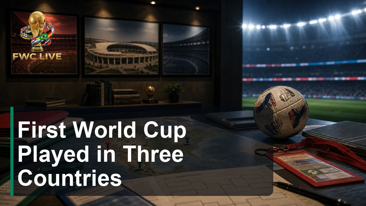 First World Cup Played in Three Countries - 2026 History