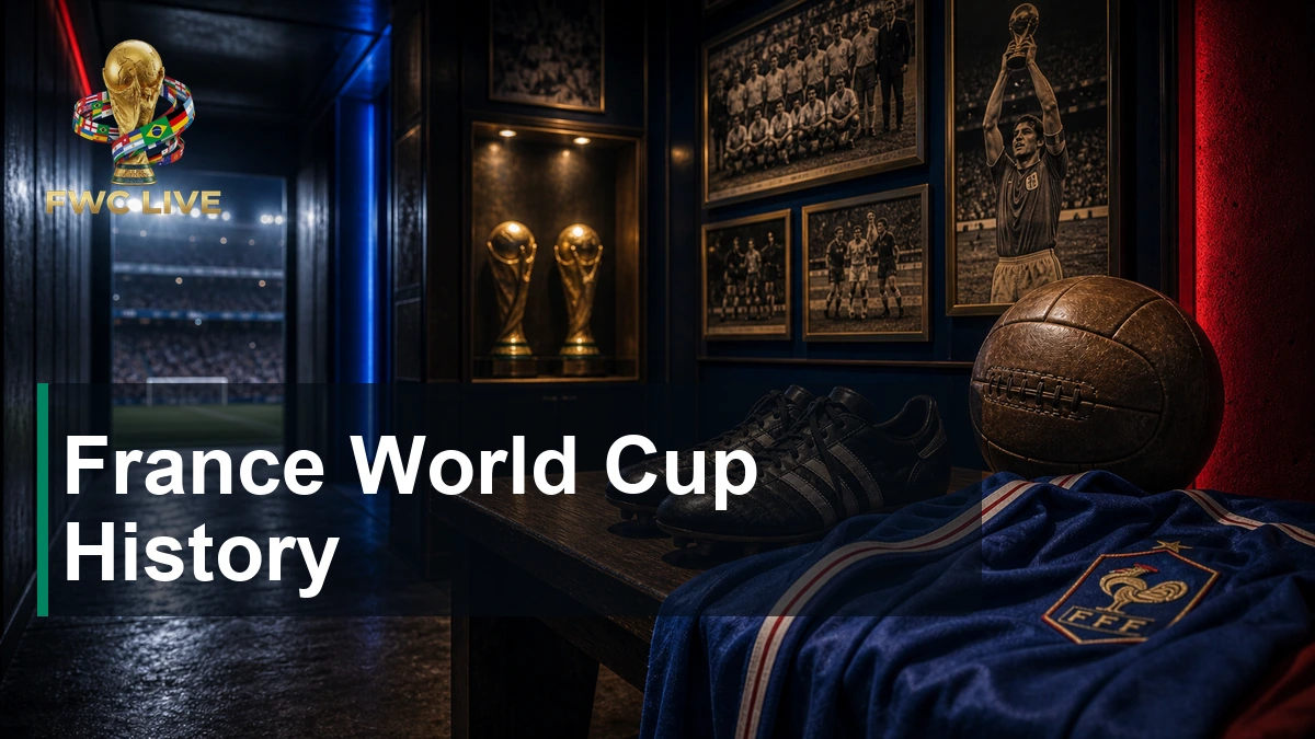 France World Cup History - 1998 and 2018 Titles