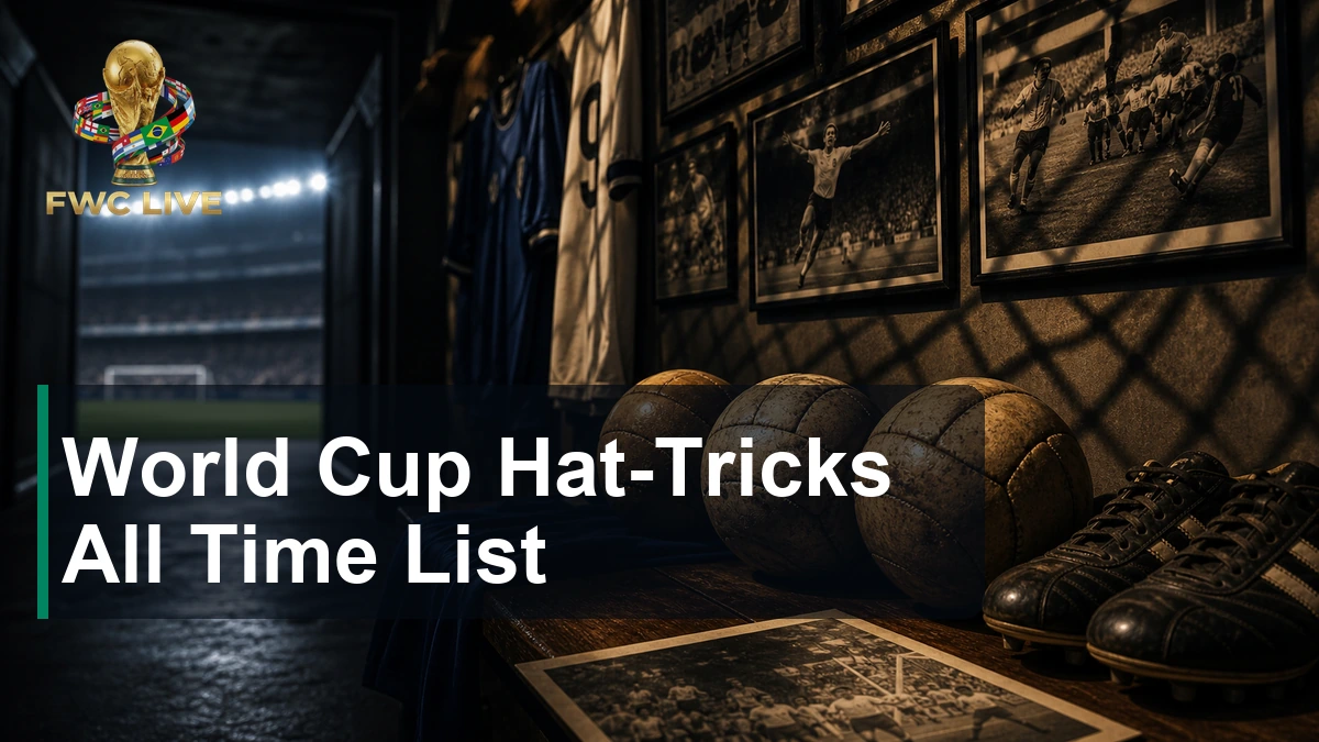 World Cup Hat-Tricks All Time List