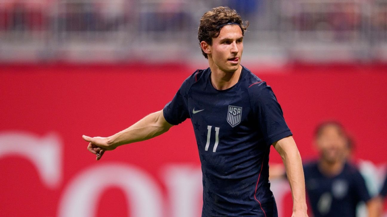 Brenden Aaronson responds as U.S. pressure rises image