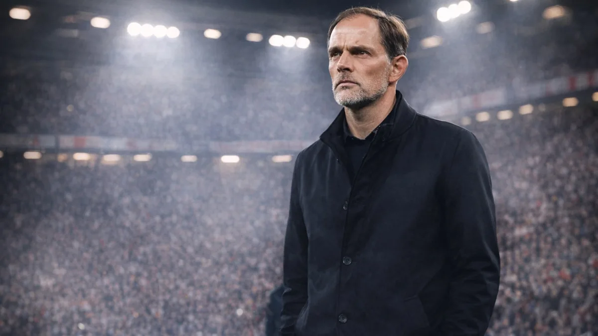 Thomas Tuchel on the England touchline as Fabio Capello questions the team mentality