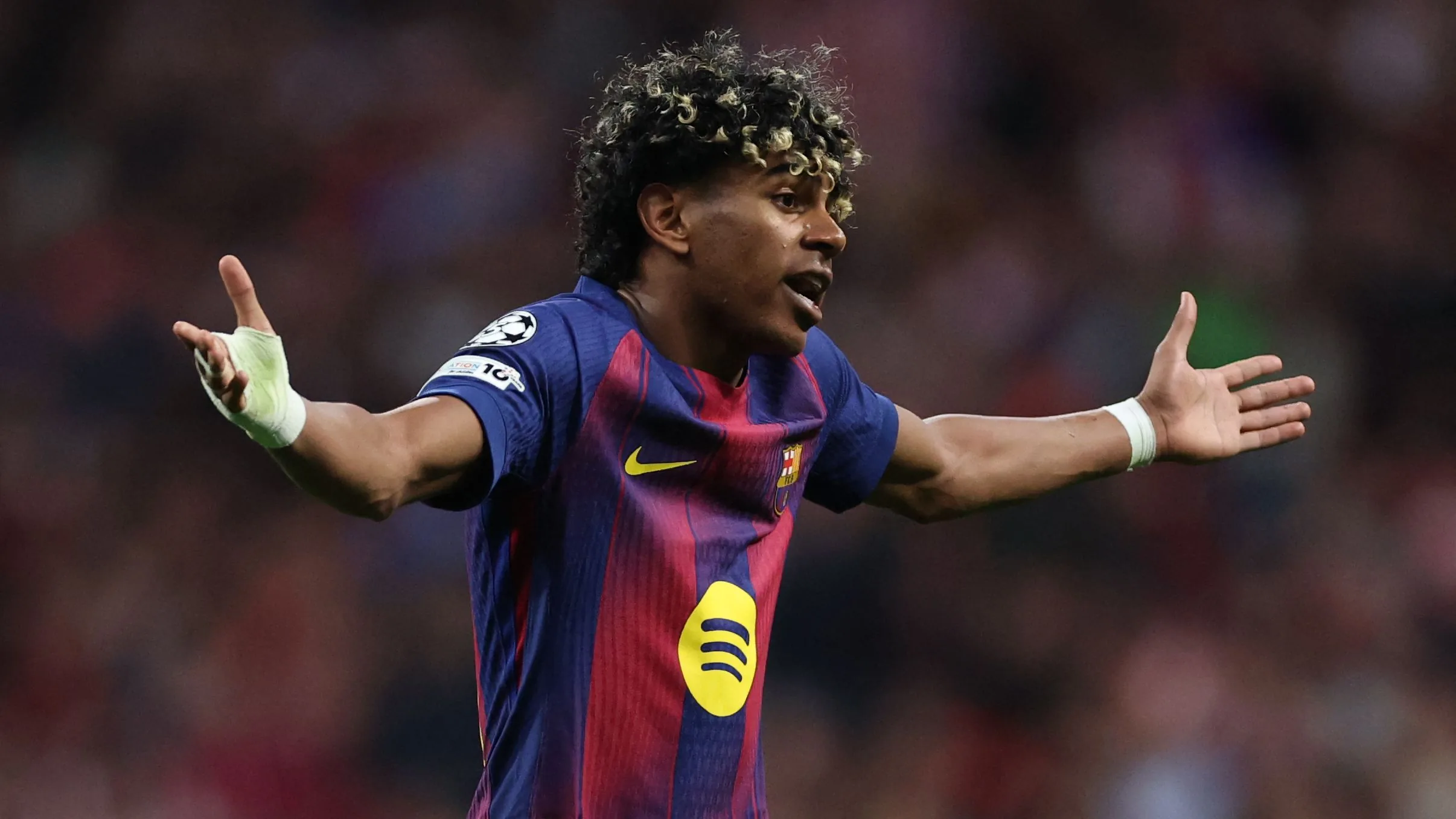 Lamine Yamal in action as fresh concern grows over his workload before World Cup 2026