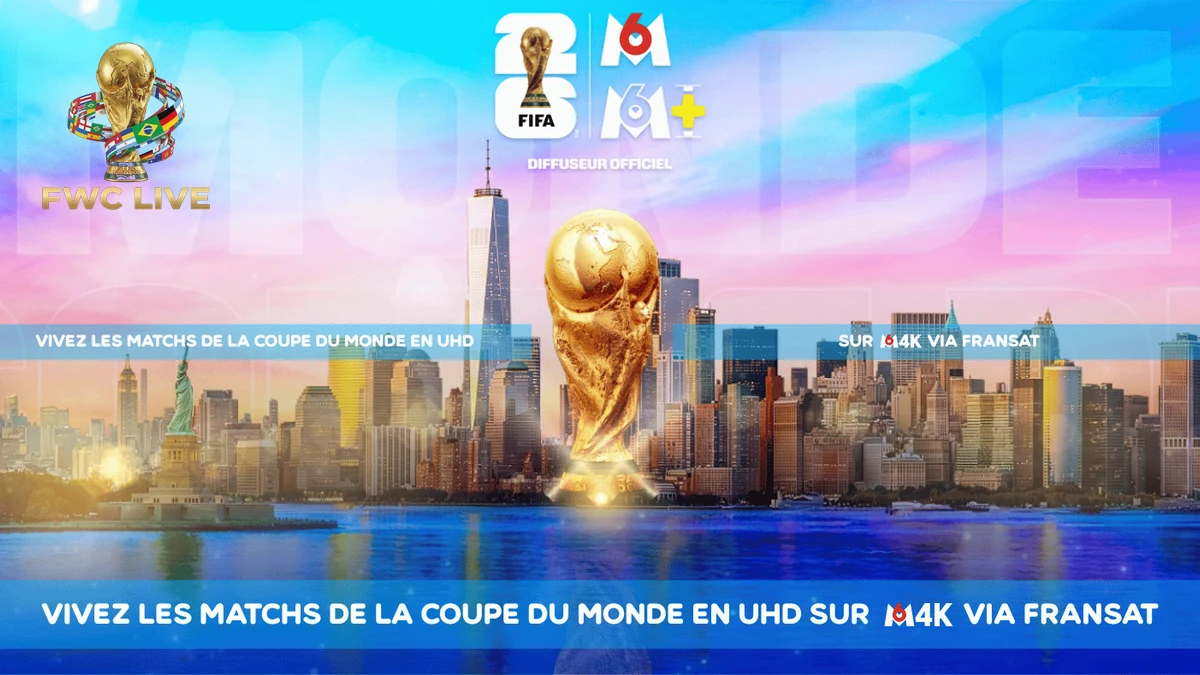 M6 4K and Fransat World Cup 2026 broadcast setup