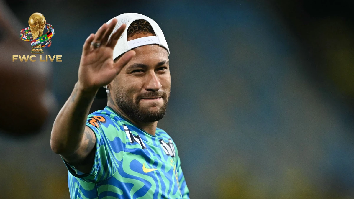 Neymar recovering with Brazil before the Egypt friendly