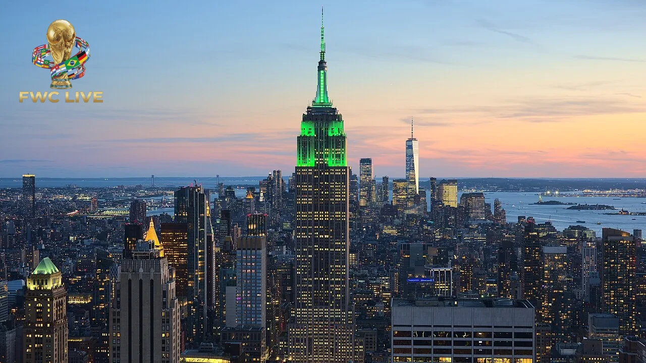 New York City skyline as free World Cup 2026 fan events plan expands