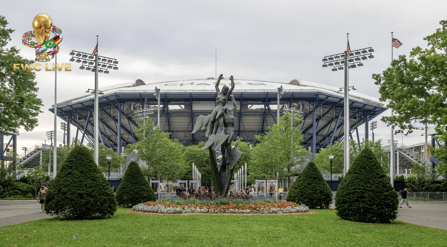 Billie Jean King National Tennis Center linked to the Queens World Cup 2026 free fan zone plan