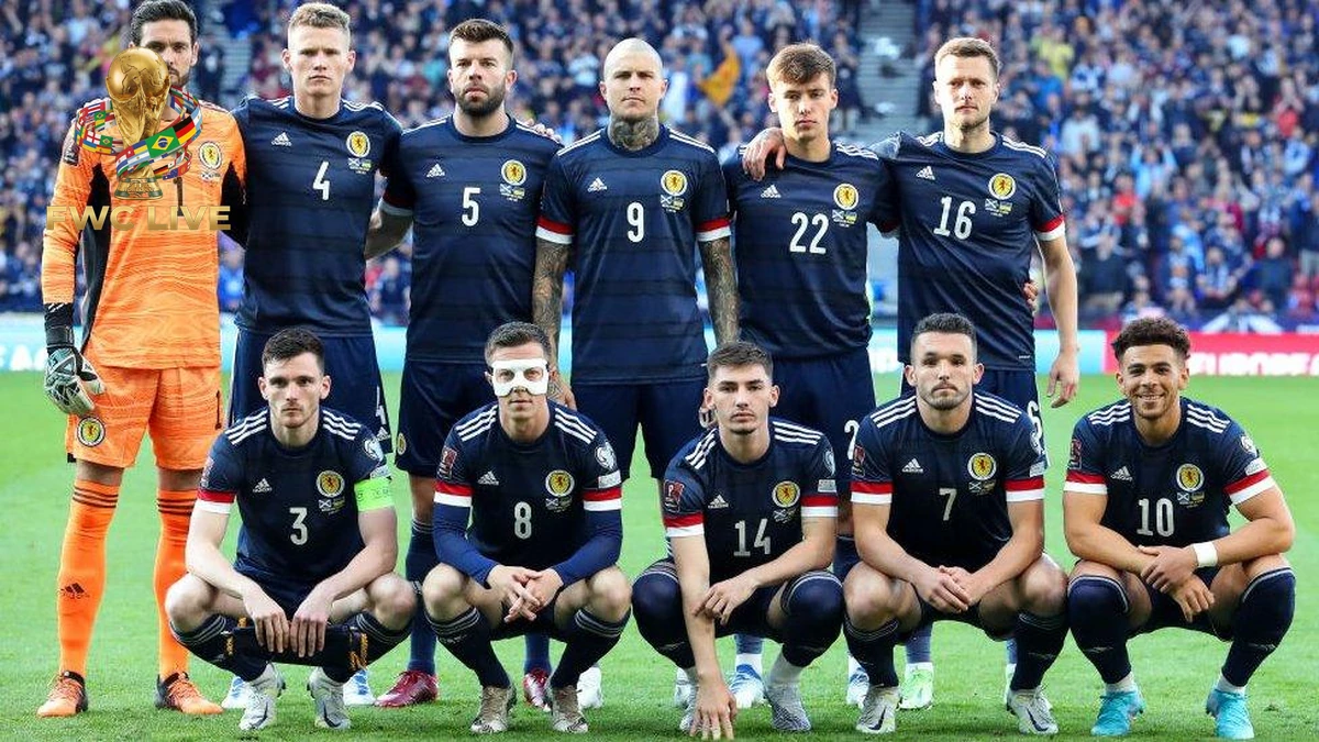 Scotland players celebrate their return to the World Cup before 2026 kick-off