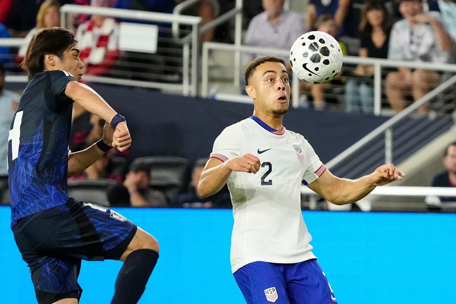 Sergino Dest in action as he pushes for a World Cup return with the United States