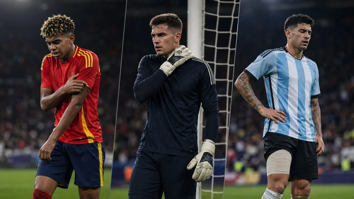 World Cup 2026 injury watch around Lamine Yamal and other major players