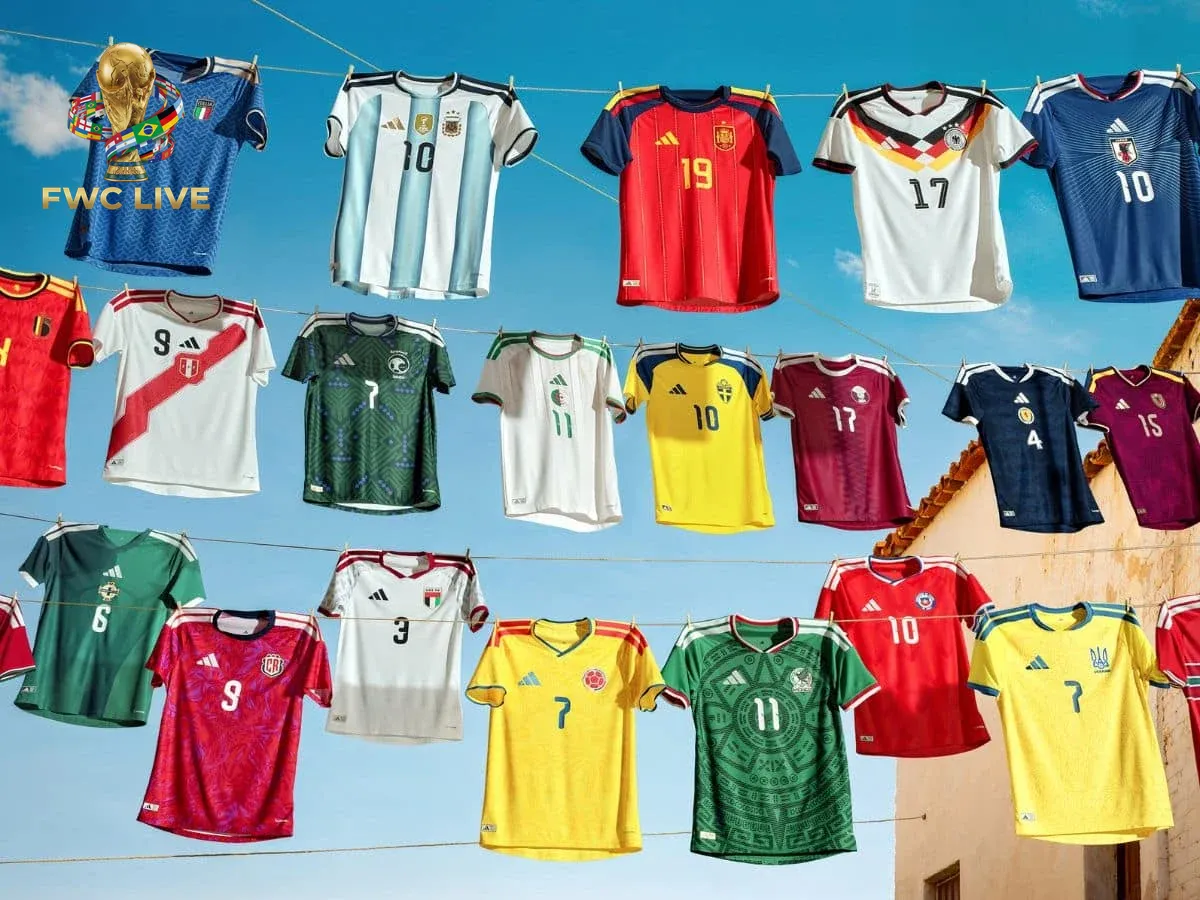 World Cup 2026 kits revealed by major brands and national teams