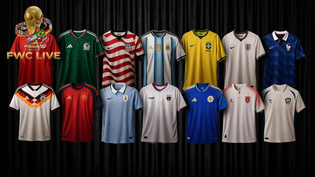 World Cup 2026 match colour designations confirmed by FIFA