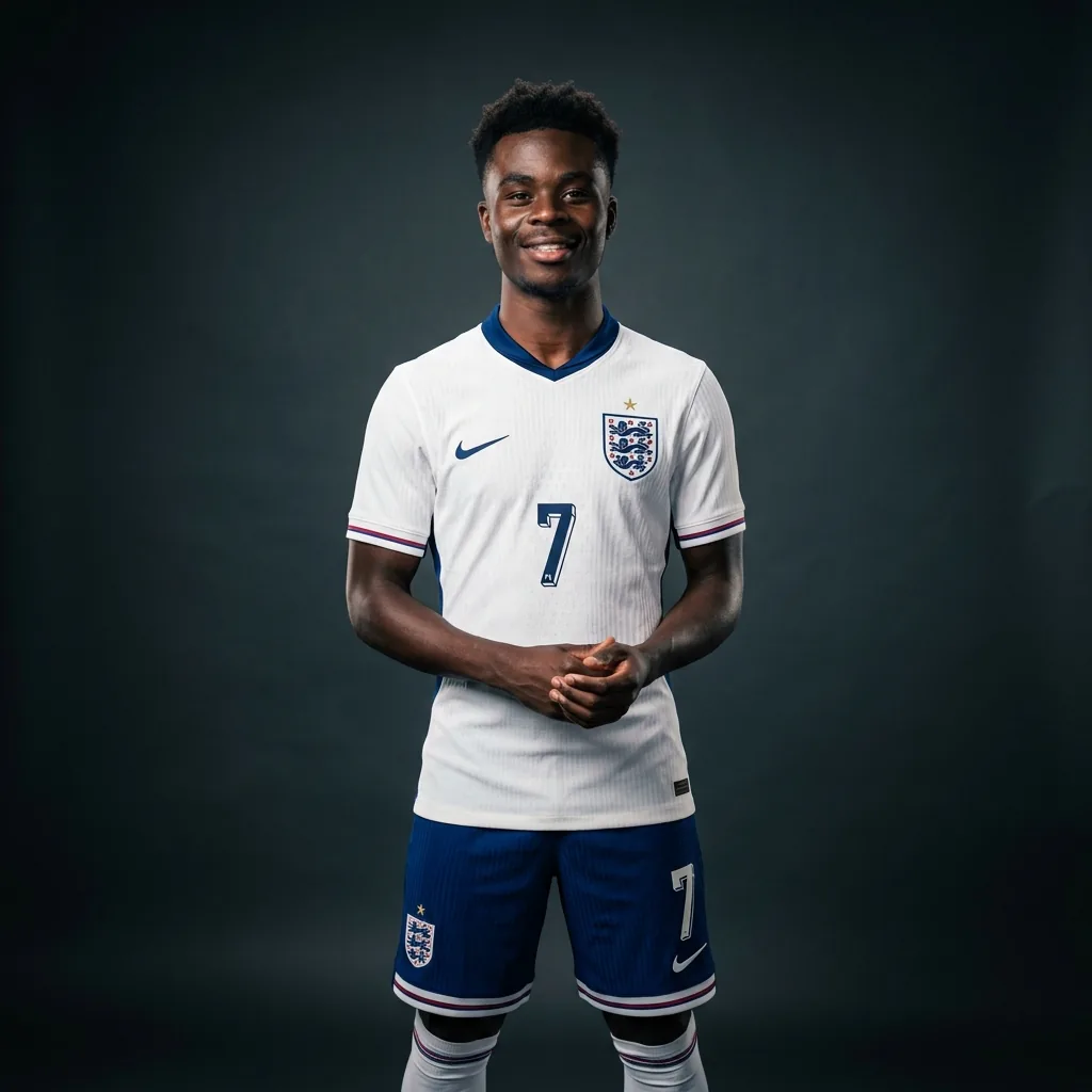 Bukayo Saka player portrait