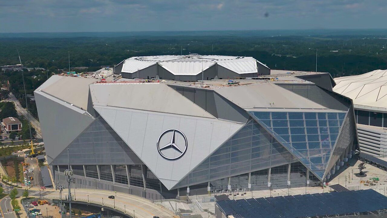 Atlanta Stadium exterior in Atlanta