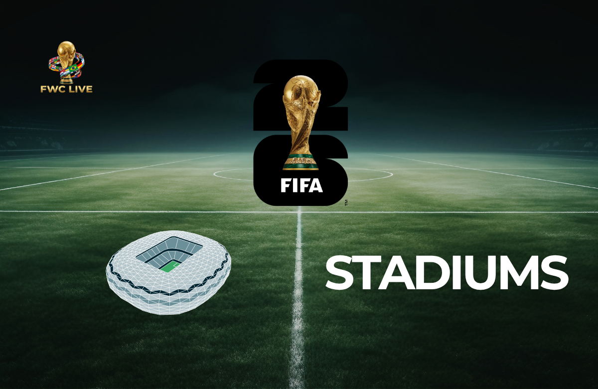 FIFA World Cup 2026 stadiums graphic